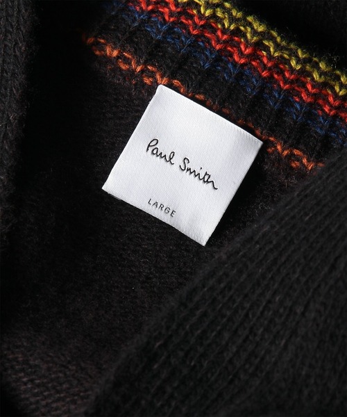 Paul Smith（ポールスミス）の「コントラストディテール カーディガン / 163404 771Z（カーディガン/ボレロ・メンズ・チャコールグレー/ブラック/ライトブルー・MEDIUM/X-LARGE/LARGE）」の14枚目の写真