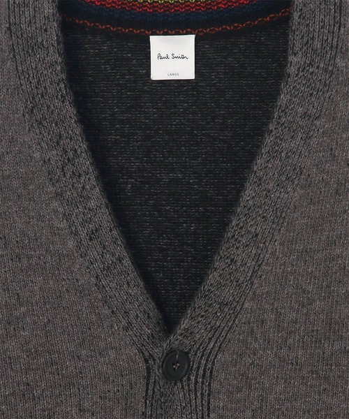 Paul Smith（ポールスミス）の「コントラストディテール カーディガン / 163404 771Z（カーディガン/ボレロ・メンズ・チャコールグレー/ブラック/ライトブルー・MEDIUM/X-LARGE/LARGE）」の18枚目の写真