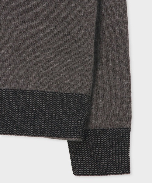 Paul Smith（ポールスミス）の「コントラストディテール カーディガン / 163404 771Z（カーディガン/ボレロ・メンズ・チャコールグレー/ブラック/ライトブルー・MEDIUM/X-LARGE/LARGE）」の19枚目の写真
