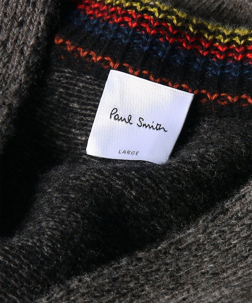 Paul Smith（ポールスミス）の「コントラストディテール カーディガン / 163404 771Z（カーディガン/ボレロ・メンズ・チャコールグレー/ブラック/ライトブルー・MEDIUM/X-LARGE/LARGE）」の21枚目の写真