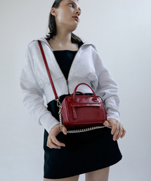 CHRISTINE PROJECT（クリスティンプロジェクト）の「TWO ZIPPER BAG LUNCH BOX EXCLUSIVE(PAPRIKA)（トートバッグ・レディース）」