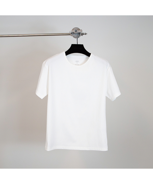 GOZER(ゴーザー)の「ライトリブスリムTシャツ_ホワイト(Tシャツ/カットソー・メンズ・ホワイト・MEDIUM/LARGE)」の1枚目の写真