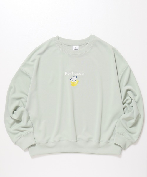 sanrio（サンリオ）の「【SANRIO/サンリオ】キャラクタープリント　ポンチクルーネックスウェット(WIDE）（スウェット・レディース・クリーム/ミント/ラベンダー/ピンク・LARGE/MEDIUM）」の7枚目の写真