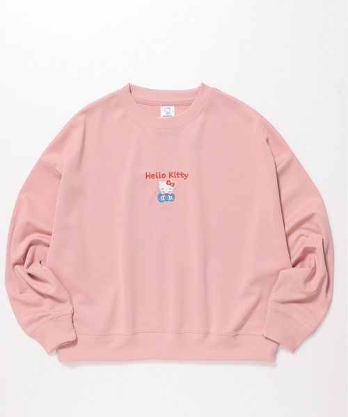 sanrio（サンリオ）の「【SANRIO/サンリオ】キャラクタープリント　ポンチクルーネックスウェット(WIDE）（スウェット・レディース・クリーム/ミント/ラベンダー/ピンク・LARGE/MEDIUM）」の11枚目の写真