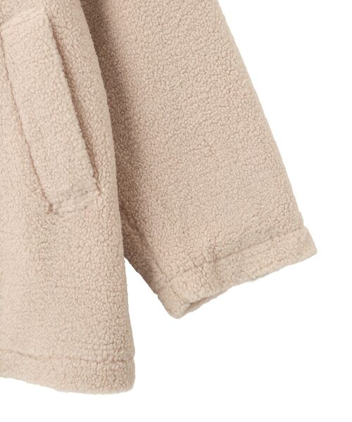 CRAFT STANDARD BOUTIQUE（クラフトスタンダードブティック）の「ダブルボアミディコート（その他アウター・レディース・ブラウン/アイボリー/グレー・FREE）」の5枚目の写真