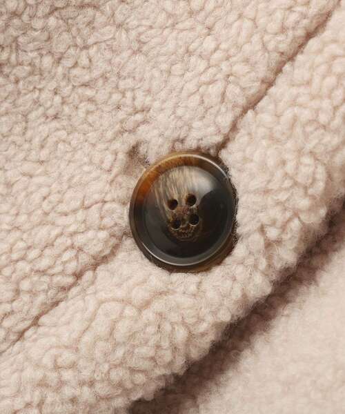 CRAFT STANDARD BOUTIQUE（クラフトスタンダードブティック）の「ダブルボアミディコート（その他アウター・レディース・ブラウン/アイボリー/グレー・FREE）」の10枚目の写真