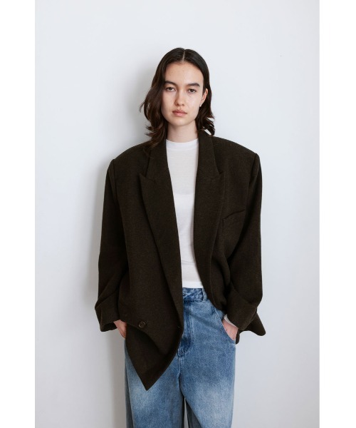 ジャケット・アウター Studio Doe - Wool Twill Jacket セール】Studio Doe Gender Free Wool Twill Double-breasted（その他