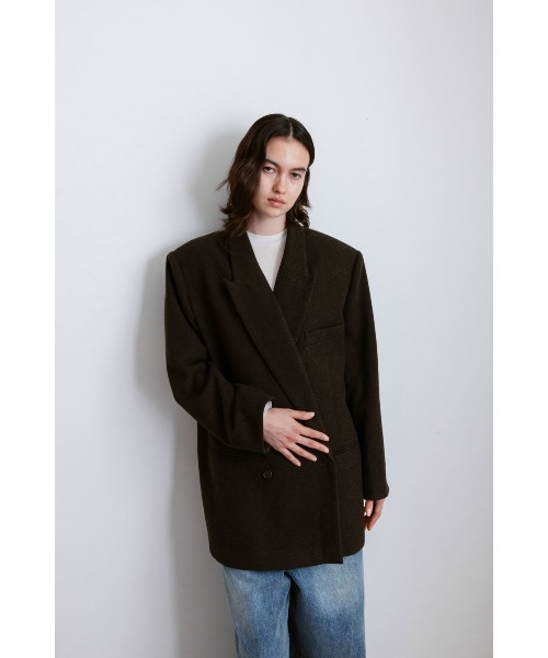 Studio Doe Gender Free Wool Twill Double-breasted 【公式通販】