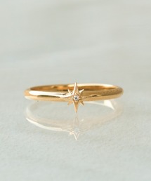 NOIR DE POUPEE（ノワールドプーペ）の「【WEB限定】K18vermeil ダイヤモンド スターリング（リング）」