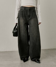 mline | [mline]カーブワイドデニム(デニムパンツ)
