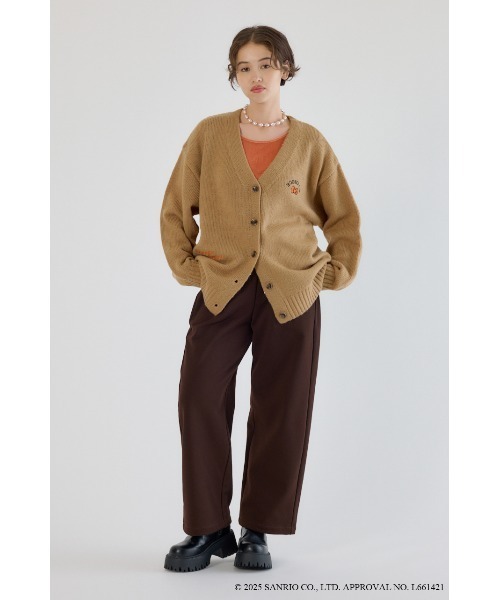 RODEO CROWNS WIDE BOWL（ロデオクラウンズワイドボウル）の「(サンリオキャラクターズ)KITTY カーディガン（カーディガン/ボレロ・レディース・ブラック/オフホワイト/ベージュ・FREE）」の8枚目の写真