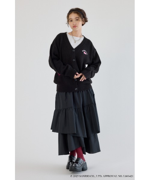 RODEO CROWNS WIDE BOWL（ロデオクラウンズワイドボウル）の「(サンリオキャラクターズ)KITTY カーディガン（カーディガン/ボレロ・レディース・ブラック/オフホワイト/ベージュ・FREE）」の14枚目の写真