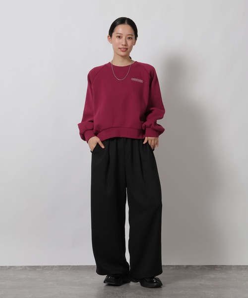 LAKOLE(ラコレ)の「裏起毛刺繍ロゴスウェット / 637524(スウェット・レディース・ボルドー/グリーン/オートミール/ブラック・FREE)」の11枚目の写真