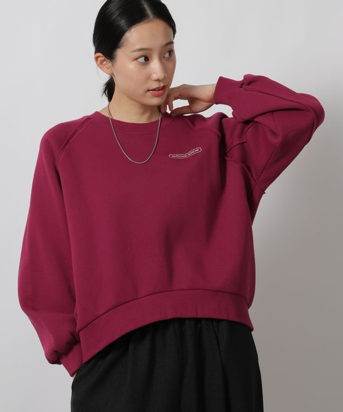 LAKOLE(ラコレ)の「裏起毛刺繍ロゴスウェット / 637524(スウェット・レディース・ボルドー/グリーン/オートミール/ブラック・FREE)」の13枚目の写真