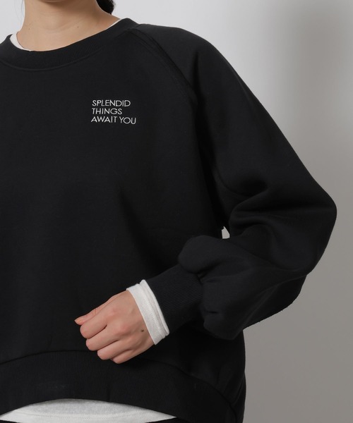 LAKOLE(ラコレ)の「裏起毛刺繍ロゴスウェット / 637524(スウェット・レディース・ボルドー/グリーン/オートミール/ブラック・FREE)」の21枚目の写真