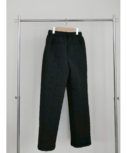 TRUNC（トランクエイティーエイト）の「Quilting Straight Pants / キルティングストレートパンツ（その他パンツ・レディース・ブラック・FREE）」の14枚目の写真