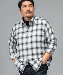 【2026春新作/オーバーサイズ】長袖シャツ フランネル チェック柄 レギュラー