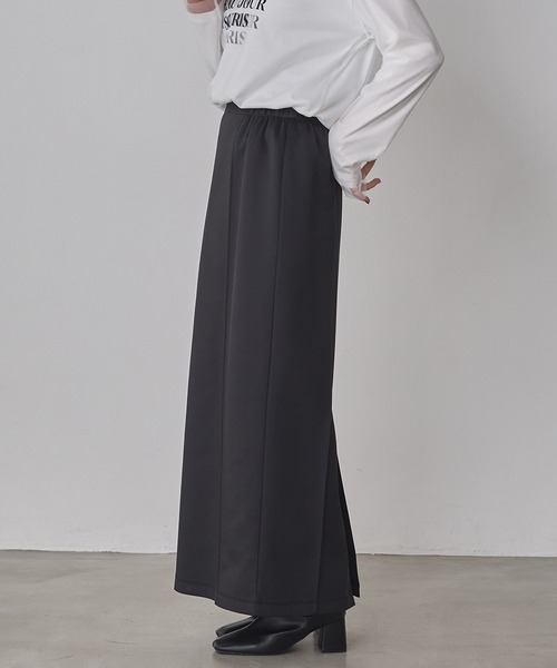 hunch(ハンチ)の「ダンボール タイトロングスカート(スカート・レディース・ブラック/ライトベージュ/チャコール・FREE)」の11枚目の写真