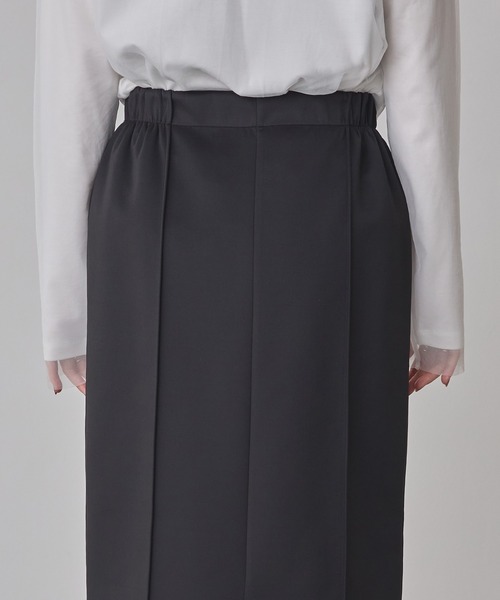 hunch(ハンチ)の「ダンボール タイトロングスカート(スカート・レディース・ブラック/ライトベージュ/チャコール・FREE)」の14枚目の写真