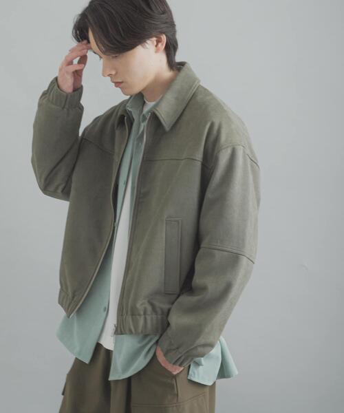 SENSE OF PLACE by URBAN RESEARCH(センスオブプレイスバイアーバンリサーチ)の「F/S ZIPブルゾン(ブルゾン・メンズ・ベージュ/カーキ/ブラック・LARGE/MEDIUM)」の12枚目の写真