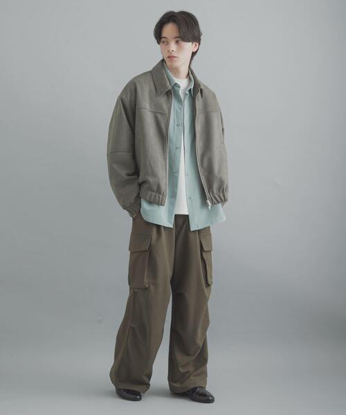 SENSE OF PLACE by URBAN RESEARCH(センスオブプレイスバイアーバンリサーチ)の「F/S ZIPブルゾン(ブルゾン・メンズ・ベージュ/カーキ/ブラック・LARGE/MEDIUM)」の11枚目の写真