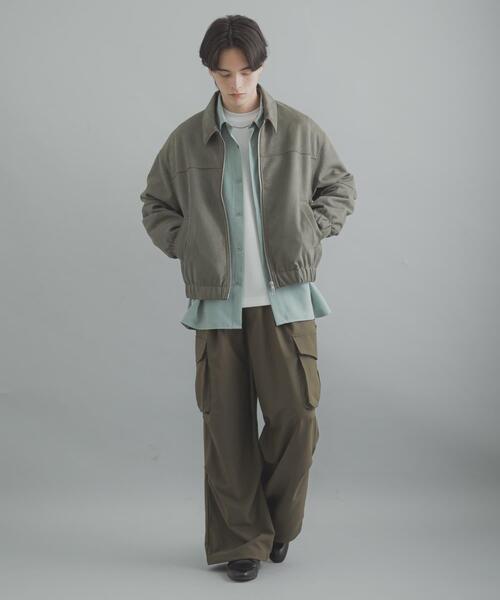 SENSE OF PLACE by URBAN RESEARCH(センスオブプレイスバイアーバンリサーチ)の「F/S ZIPブルゾン(ブルゾン・メンズ・ベージュ/カーキ/ブラック・LARGE/MEDIUM)」の10枚目の写真