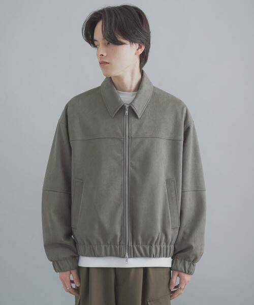SENSE OF PLACE by URBAN RESEARCH(センスオブプレイスバイアーバンリサーチ)の「F/S ZIPブルゾン(ブルゾン・メンズ・ベージュ/カーキ/ブラック・LARGE/MEDIUM)」の9枚目の写真