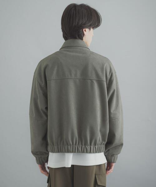SENSE OF PLACE by URBAN RESEARCH(センスオブプレイスバイアーバンリサーチ)の「F/S ZIPブルゾン(ブルゾン・メンズ・ベージュ/カーキ/ブラック・LARGE/MEDIUM)」の7枚目の写真