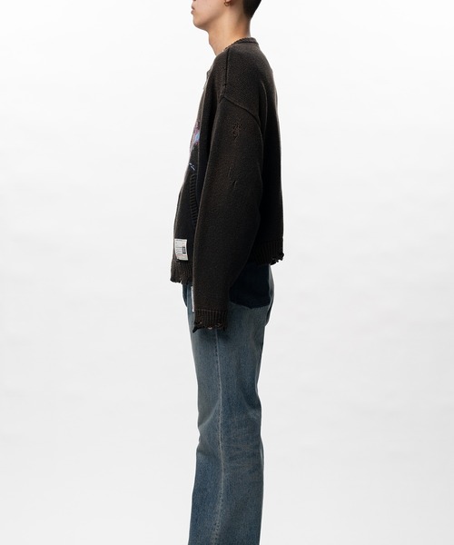 セール】Dog Jacquard Knit Cardigan（カーディガン/ボレロ）｜Maison