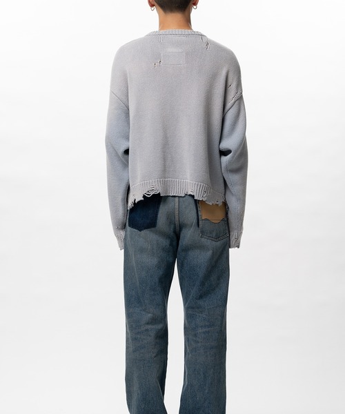 Maison MIHARA YASUHIRO（メゾンミハラヤスヒロ）の「Dog Jacquard Knit Cardigan（カーディガン/ボレロ・メンズ・ブラック/ブルー・44/46/48）」の13枚目の写真