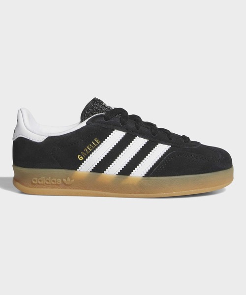 adidas(アディダス)の「ガゼル インドア / GAZELLE INDOOR / アディダスオリジナルス adidas Originals(スニーカー・キッズ・レッド/ブラック・21.0cm/20.0cm/19.0cm/18.0cm/17.0cm)」の1枚目の写真