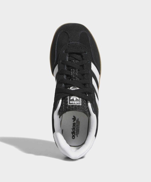 adidas(アディダス)の「ガゼル インドア / GAZELLE INDOOR / アディダスオリジナルス adidas Originals(スニーカー・キッズ・レッド/ブラック・21.0cm/20.0cm/19.0cm/18.0cm/17.0cm)」の3枚目の写真