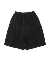 SUNNECT（ソネクト）の「Herringbone Frill Short - Black（その他パンツ）」