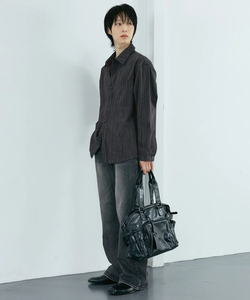 DWSE（ディーダブリューエスイー）の「DWSE／マルチポケットバッグ（ハンドバッグ・メンズ・ブラック・FREE）」の6枚目の写真