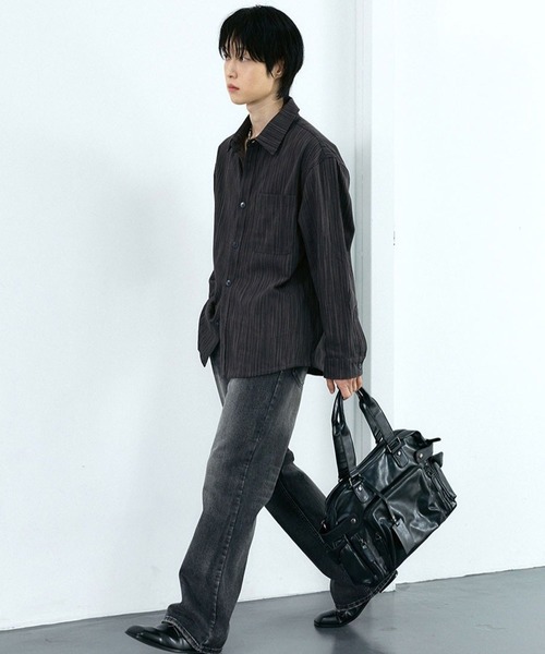 DWSE（ディーダブリューエスイー）の「DWSE／マルチポケットバッグ（ハンドバッグ・メンズ・ブラック・FREE）」の8枚目の写真