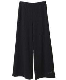 INGEBORG（インゲボルグ）の「ロゴ刺繍入りワイドパンツ（その他パンツ）」