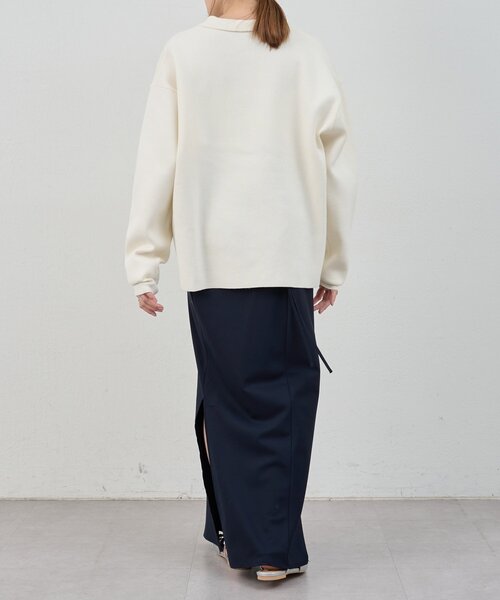 SHENERY(シーナリー)の「スキッパーラガーニット(ニット/セーター・レディース・イエロー/ブラック/オフホワイト・FREE)」の22枚目の写真