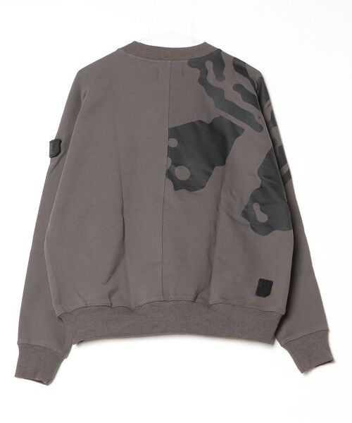 PHINGERIN（フィンガリン）の「【PHINGERIN】フィンガリン MONO SEAM SWEAT SHIRT（スウェット・メンズ・ピンク/チャコールグレー/サックスブルー・SMALL/MEDIUM/X-LARGE）」の4枚目の写真