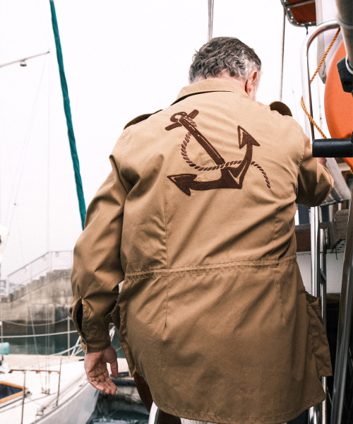 VDR（ブイディアール）の「DAMAGED FIELD JACKET [Sand]（ミリタリージャケット・メンズ・その他・M/L/XL）」の2枚目の写真