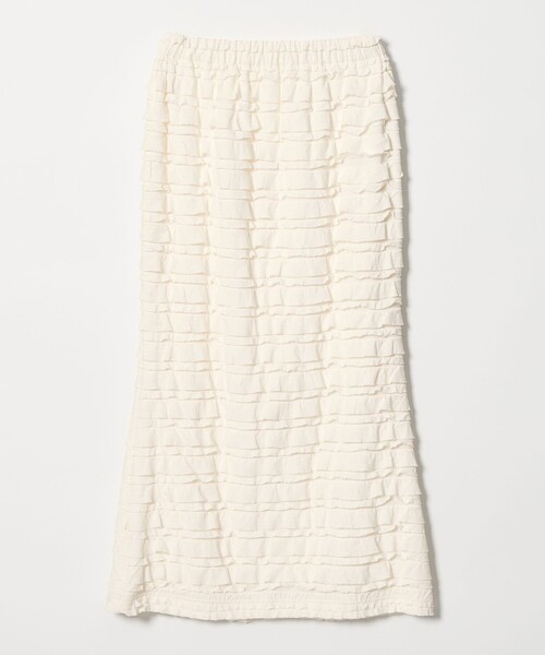 EMMEL REFINES（エメルリファインズ）の「＜EMMEL REFINES＞EM ティアードフリル カット スカート（スカート・レディース・ブラック/ホワイト・FREE）」の2枚目の写真