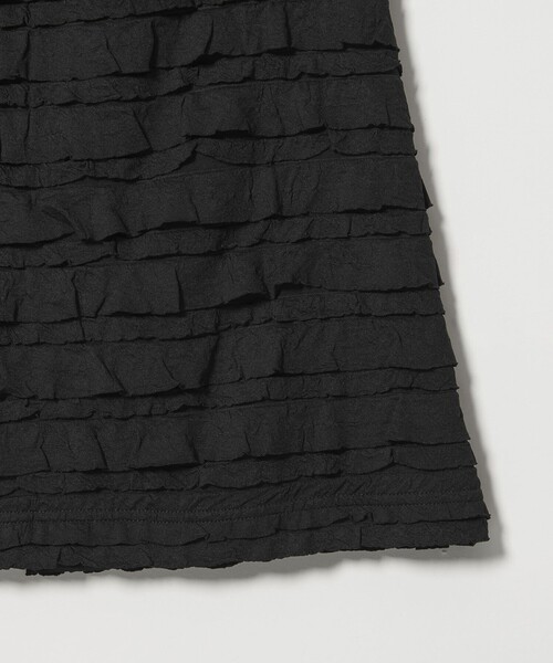 EMMEL REFINES（エメルリファインズ）の「＜EMMEL REFINES＞EM ティアードフリル カット スカート（スカート・レディース・ブラック/ホワイト・FREE）」の9枚目の写真