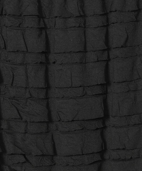 EMMEL REFINES（エメルリファインズ）の「＜EMMEL REFINES＞EM ティアードフリル カット スカート（スカート・レディース・ブラック/ホワイト・FREE）」の11枚目の写真