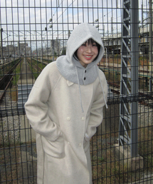 (woman) ダブルバルマカンハンドメイドコート_Ivory