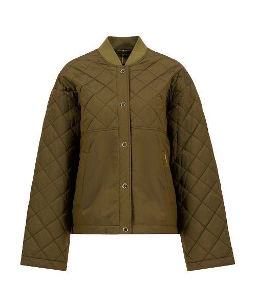 Barbour(バブアー)の「Wetherbyキルティングジャケット(その他アウター・レディース・オリーブ/ネイビー・8/10)」の12枚目の写真