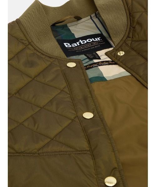 Barbour(バブアー)の「Wetherbyキルティングジャケット(その他アウター・レディース・オリーブ/ネイビー・8/10)」の13枚目の写真
