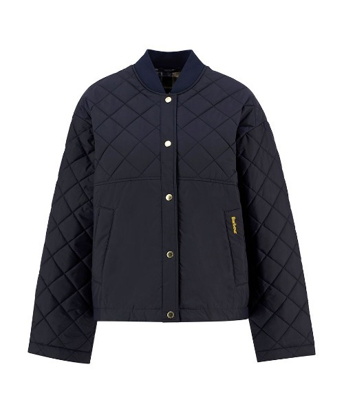 Barbour(バブアー)の「Wetherbyキルティングジャケット(その他アウター・レディース・オリーブ/ネイビー・8/10)」の15枚目の写真