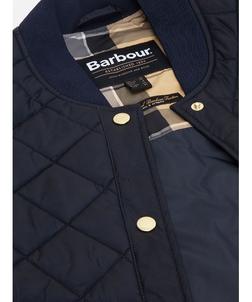 Barbour(バブアー)の「Wetherbyキルティングジャケット(その他アウター・レディース・オリーブ/ネイビー・8/10)」の16枚目の写真