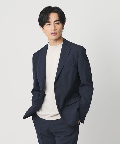 ピンヘッド ポリエステル 2B ジャケット セットアップ対応可能