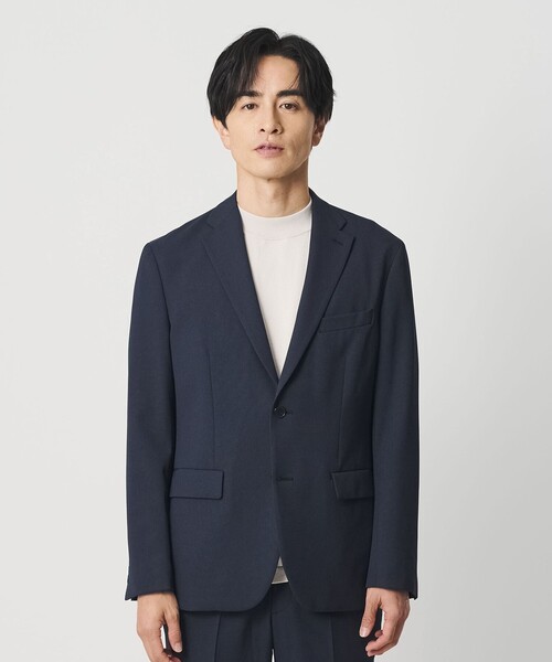 ピンヘッド ポリエステル 2B ジャケット セットアップ対応可能