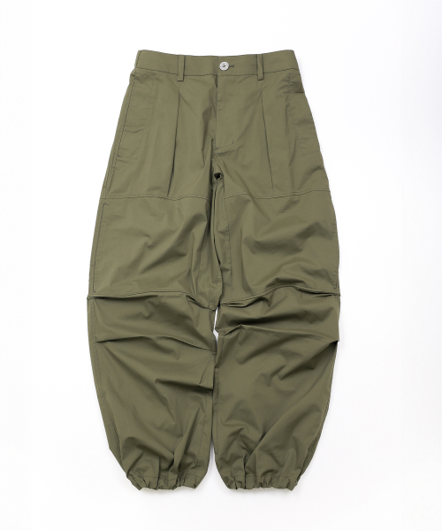 SSO-M(ソエム)の「エアダブルワイドパンツ(Grey Label)_カーキ(スウェットパンツ・メンズ・その他・S/M/L/XL)」の1枚目の写真